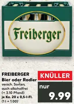 Kaufland FREIBERGER Bier oder Radler Angebot
