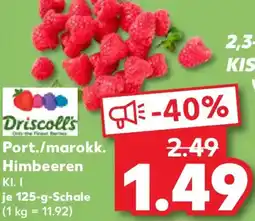 Kaufland Driscoll's Port./marokk. Himbeeren Angebot