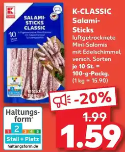 Kaufland K-CLASSIC Salami Sticks Angebot
