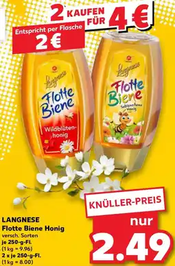 Kaufland LANGNESE Flotte Biene Honig Angebot