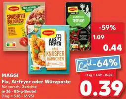 Kaufland MAGGI Fix, Airfryer oder Würzpaste Angebot