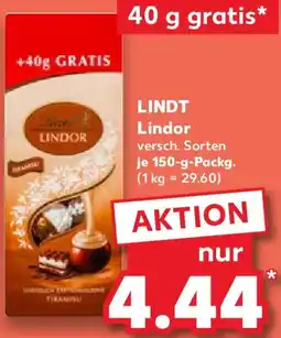Kaufland LINDT Lindor Angebot