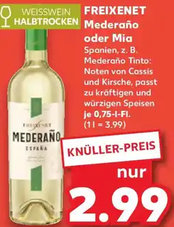 Kaufland FREIXENET Mederaño oder Mia Angebot