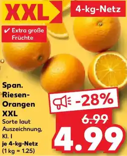 Kaufland Span. Riesen Orangen XXL Angebot