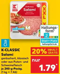 Kaufland K-CLASSIC Salami Angebot