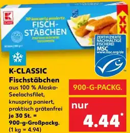 Kaufland K-CLASSIC Fischstäbchen Angebot