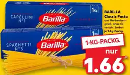 Kaufland BARILLA Classic Pasta Angebot