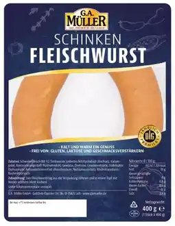 Kaufland G.A. Müller Schinkenfleischwurst Angebot