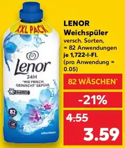 Kaufland LENOR Weichspüler Angebot
