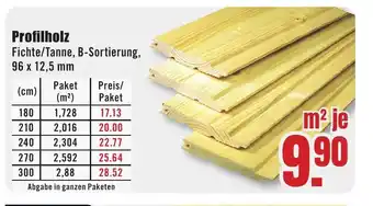 B1 Discount Baumarkt Profilholz Angebot