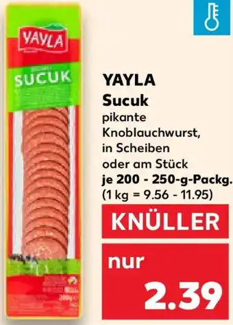 Kaufland YAYLA Sucuk Angebot