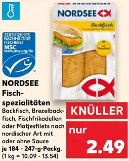 Kaufland NORDSEE Fischspezialitäten Angebot