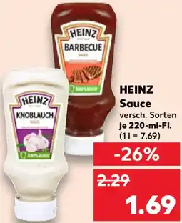 Kaufland HEINZ Sauce Angebot