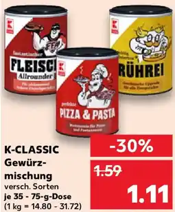 Kaufland K-CLASSIC Gewürzmischung Angebot