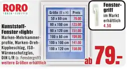 B1 Discount Baumarkt RORO Kunststoff- Fenster »light<< Angebot