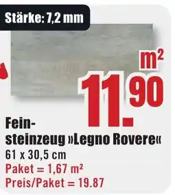 B1 Discount Baumarkt Feinsteinzeug >>Legno Rovere<< Angebot