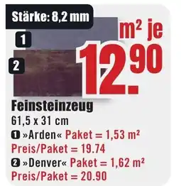 B1 Discount Baumarkt Feinsteinzeug Angebot