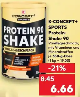Kaufland K-CONCEPT+ SPORTS Protein Shake 90 Angebot