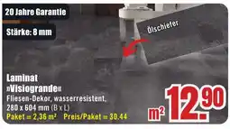 B1 Discount Baumarkt Laminat >>Visiogrande<< Angebot