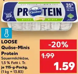 Kaufland LOOSE Quäse-Minis Protein Angebot