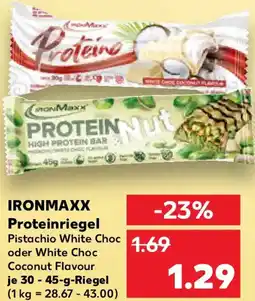 Kaufland IRONMAXX Proteinriegel Angebot