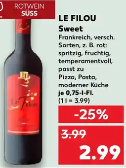 Kaufland LE FILOU Sweet Angebot