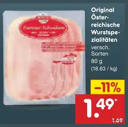 Netto Marken-Discount Original österreichische wurstspezialitäten Angebot