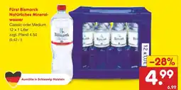 Netto Marken-Discount Fürst bismarck natürliches mineralwasser classic Angebot