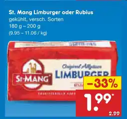 Netto Marken-Discount St. mang limburger Angebot