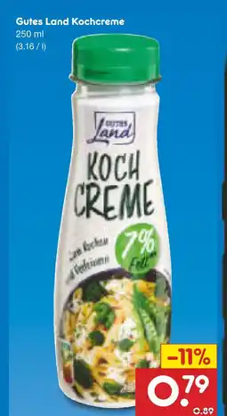 Netto Marken-Discount Gutes land kochcreme Angebot