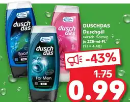 Kaufland Duschdas duschgel sport Angebot