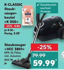 Kaufland K-classic staubsaugerbeutel k 050 Angebot