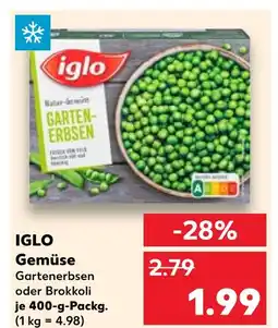 Kaufland Iglo gartenerbsen Angebot