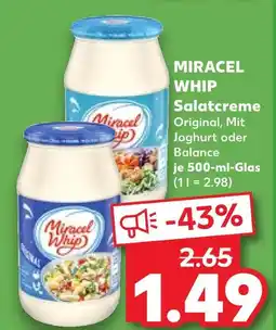 Kaufland Miracel whip salatcreme original Angebot