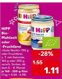 Kaufland Hipp bio-mahlzeit gute nacht Angebot