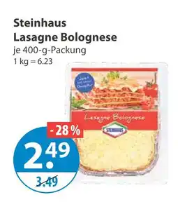 V Markt Steinhaus lasagne bolognese Angebot