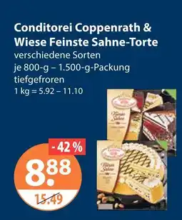 V Markt Conditorei coppenrath & wiese feinste sahne-torte Angebot