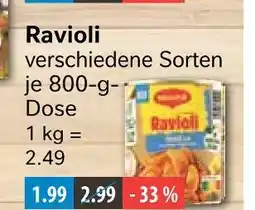 V Markt Ravioli Angebot