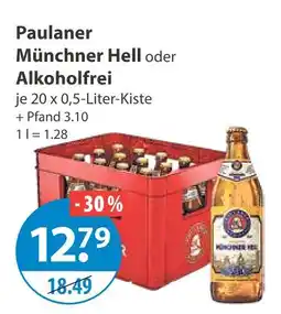 V Markt Paulaner münchner hell Angebot