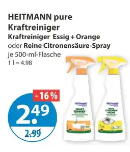 V Markt Heitmann kraftreiniger essig + orange Angebot