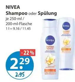 V Markt Nivea shampoo Angebot