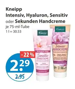 V Markt Kneipp intensiv handcreme Angebot