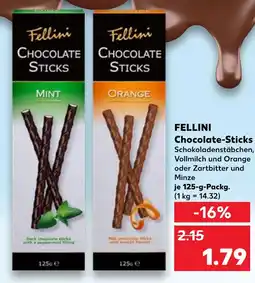 Kaufland Fellini chocolate sticks mint Angebot