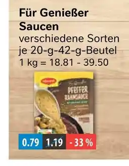 V Markt Für genießer saucen Angebot