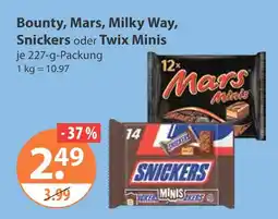 V Markt Mars bounty minis Angebot