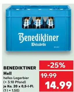 Kaufland Benediktiner hell Angebot