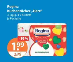 V Markt Regina küchentücher „herz“ Angebot