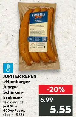 Kaufland Jupiter repen hamburger jungs schinkenkrakauer Angebot