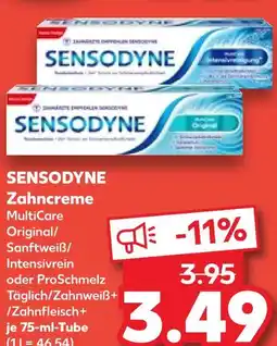 Kaufland Sensodyne zahncreme multicare original Angebot