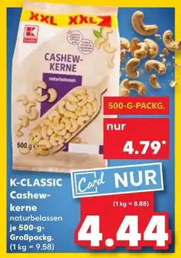 Kaufland K-classic cashewkerne naturbelassen Angebot